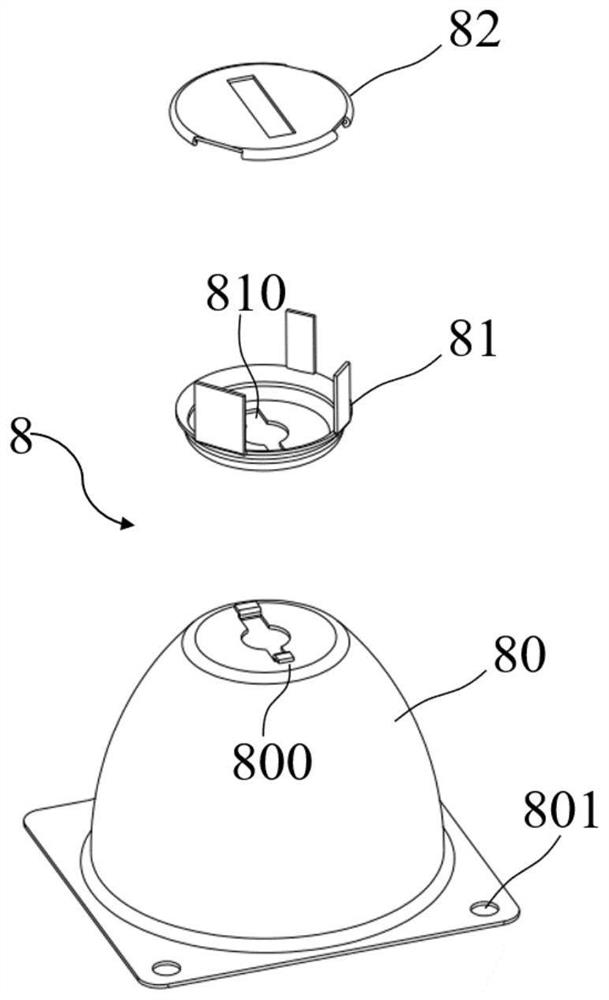 Lamp holder reflective bowl assembling device and assembling method