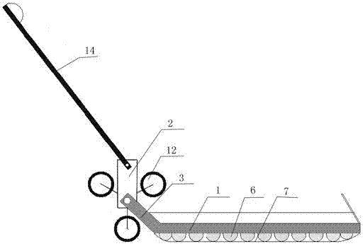 Stairs-climbing carrier for batteries