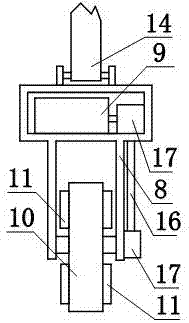 Stairs-climbing carrier for batteries