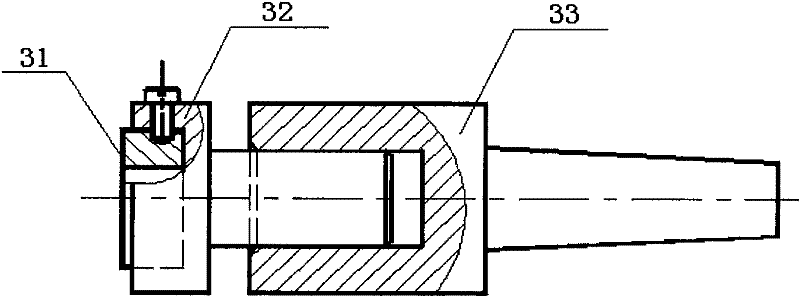 Machining method of semi-rigid cable part