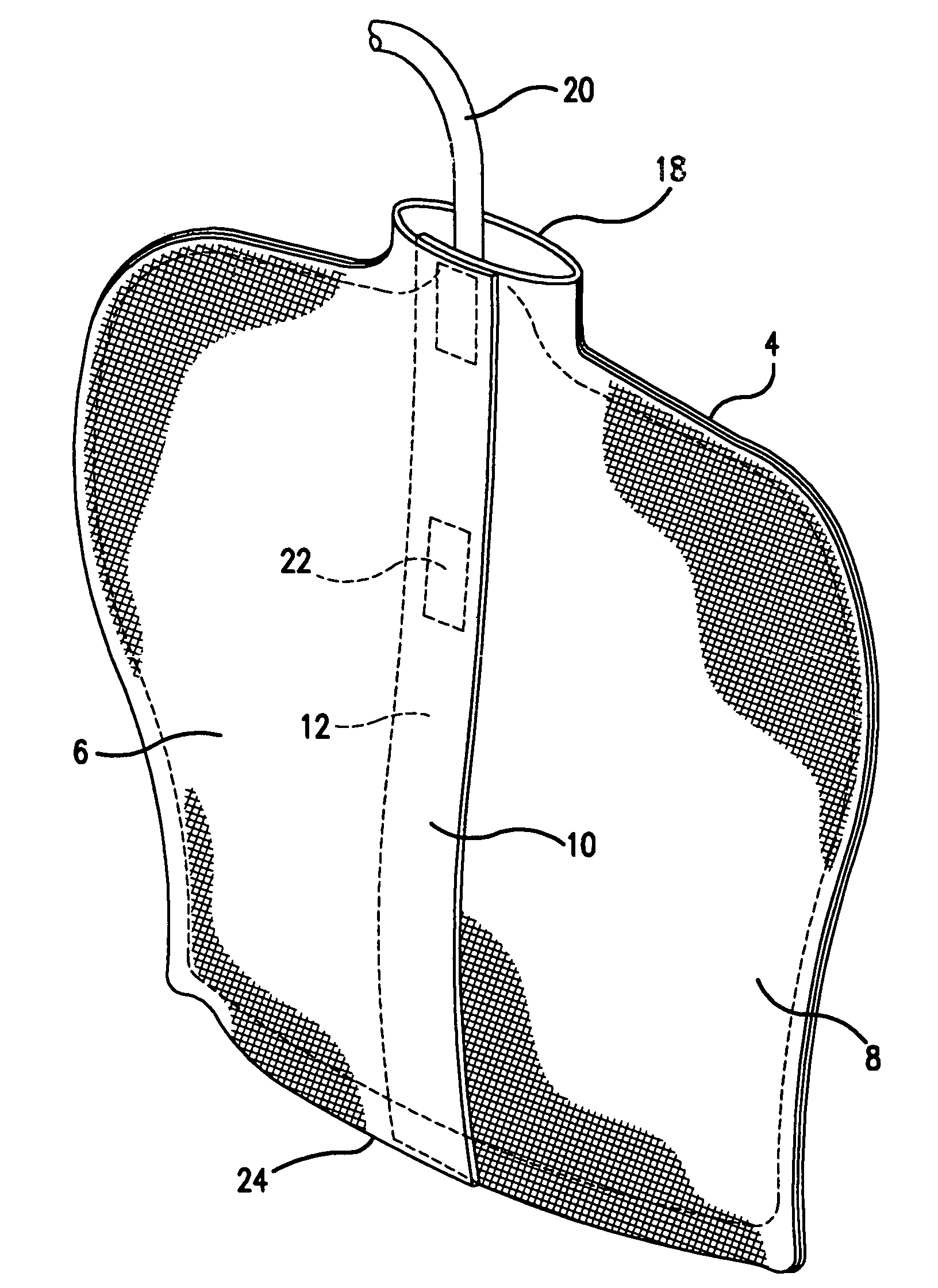 Cover for a urine drainage bag