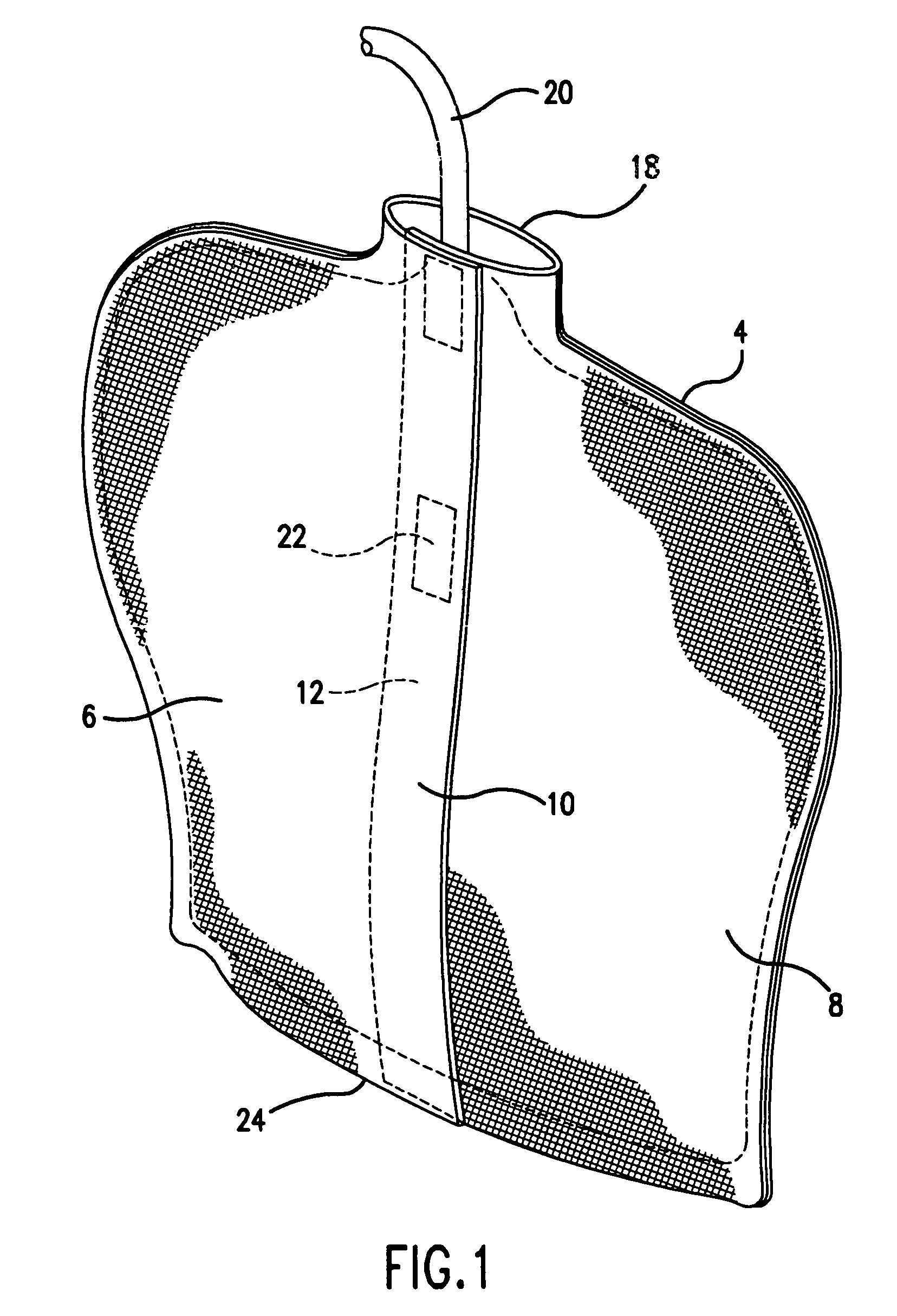 Cover for a urine drainage bag