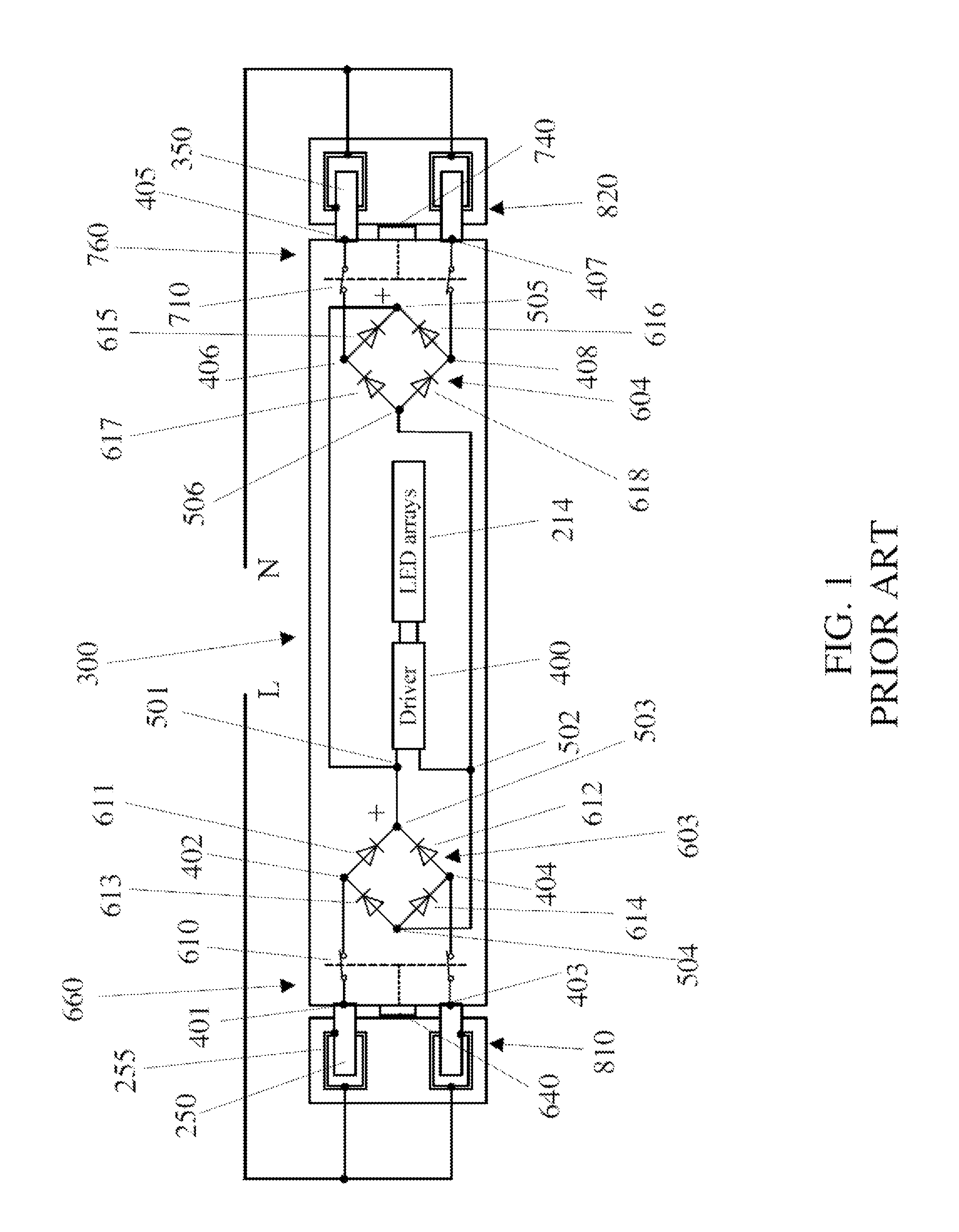 Linear solid-state lighting with frequency sensing free of fire and shock hazards