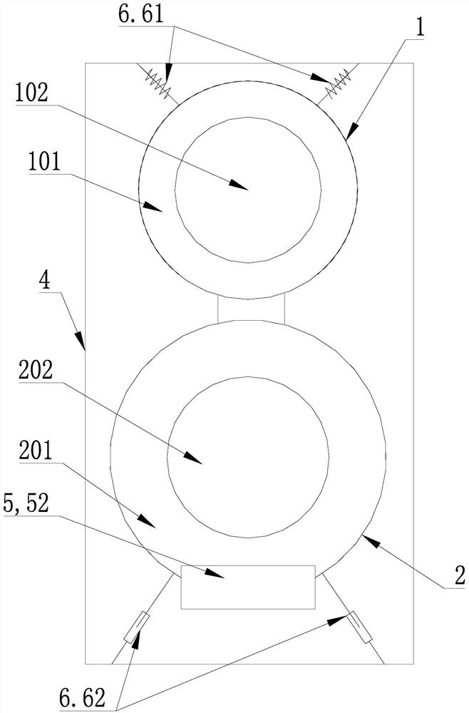 Double-drum washing machine