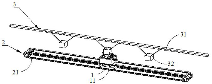 Object conveying device convenient to transmit and record for intelligent workshop