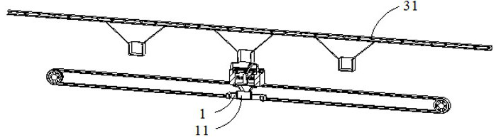 Object conveying device convenient to transmit and record for intelligent workshop