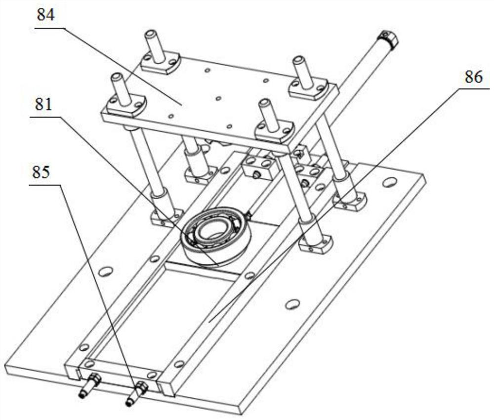 Ball bearing riveting device