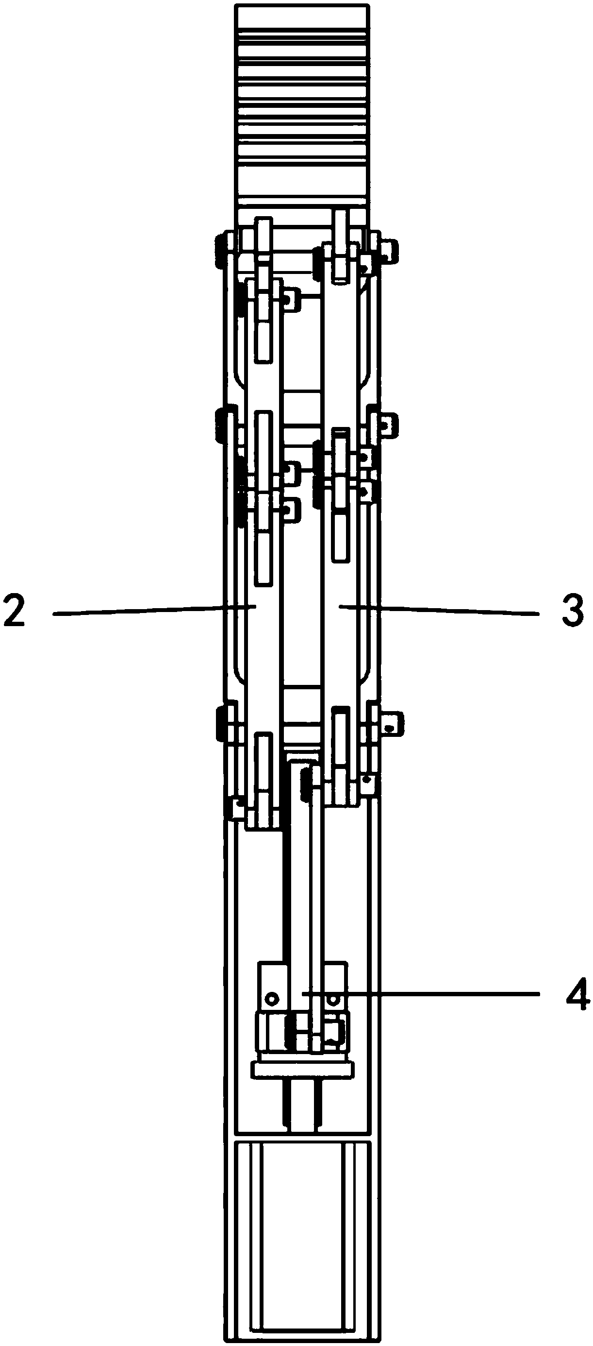 Flexible underactuation finger based on fin ray type structure