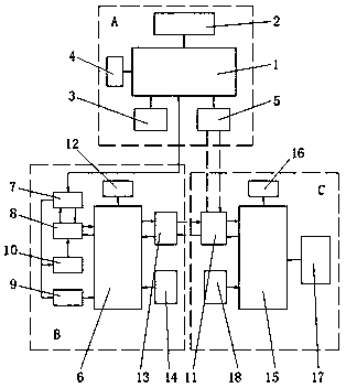 Remote power supply bus-type intelligent switch