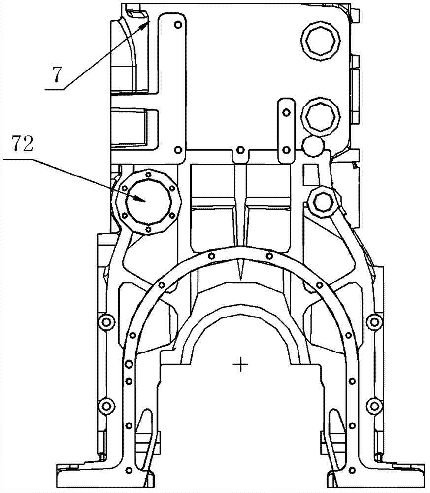 Camshaft bush installation tool of heavy-duty diesel engine