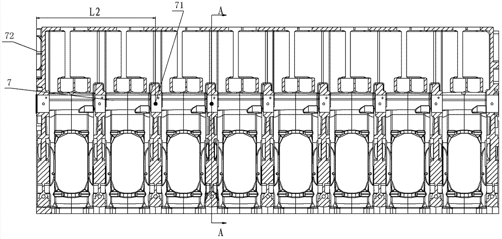 Camshaft bush installation tool of heavy-duty diesel engine