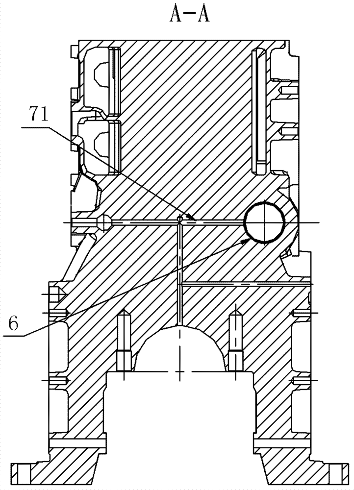 Camshaft bush installation tool of heavy-duty diesel engine