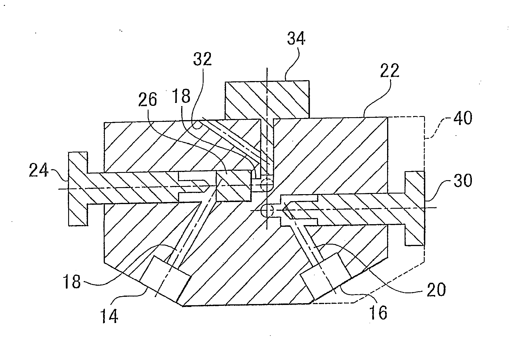 Valve system of high pressure tank for vehicle