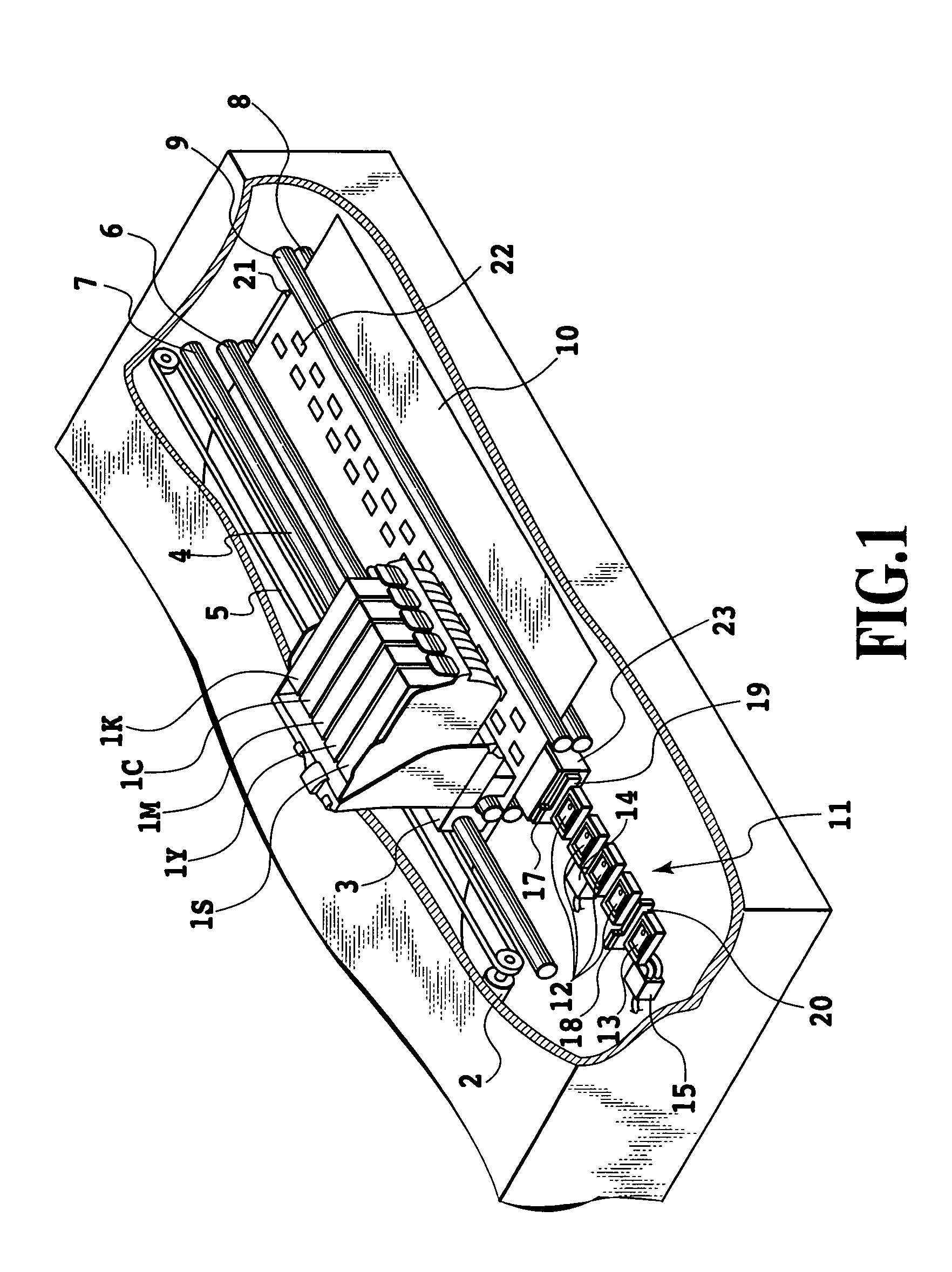 Inkjet printing apparatus and ink printing method