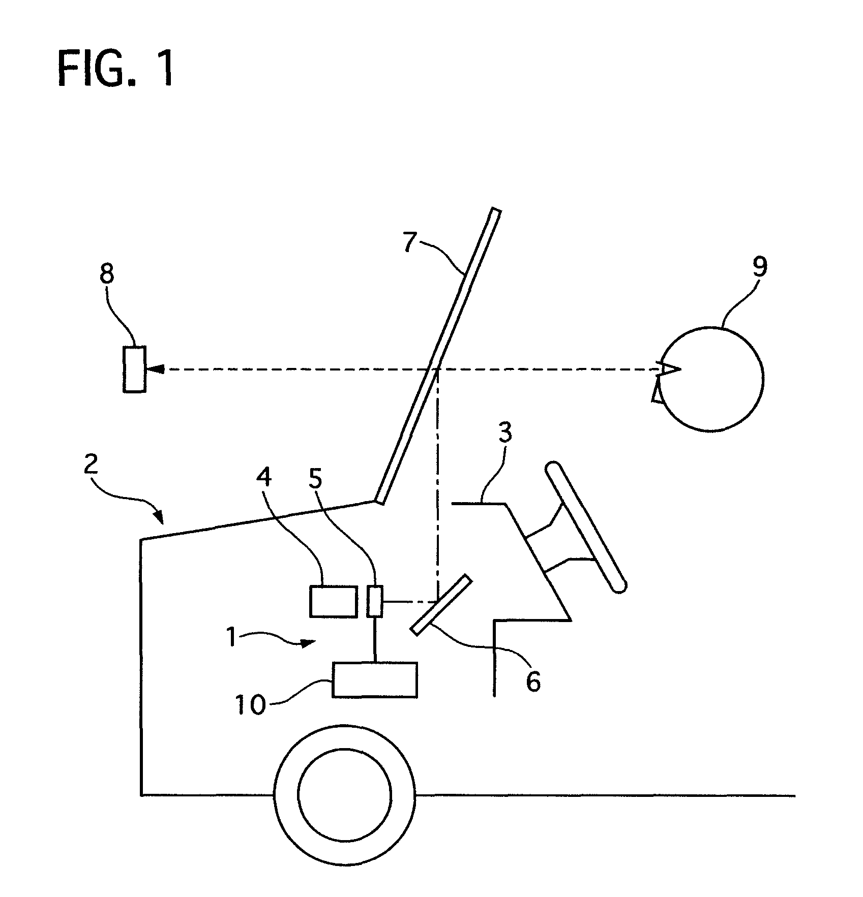 Head-up display device for vehicle