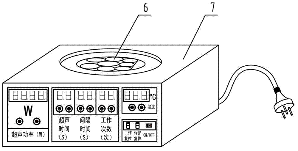 Ultrasound mutation breeding device