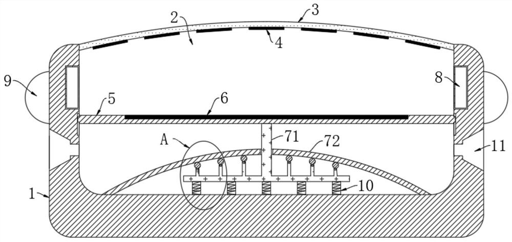 Isolation pier with alarm function based on magnetic force and vibration force