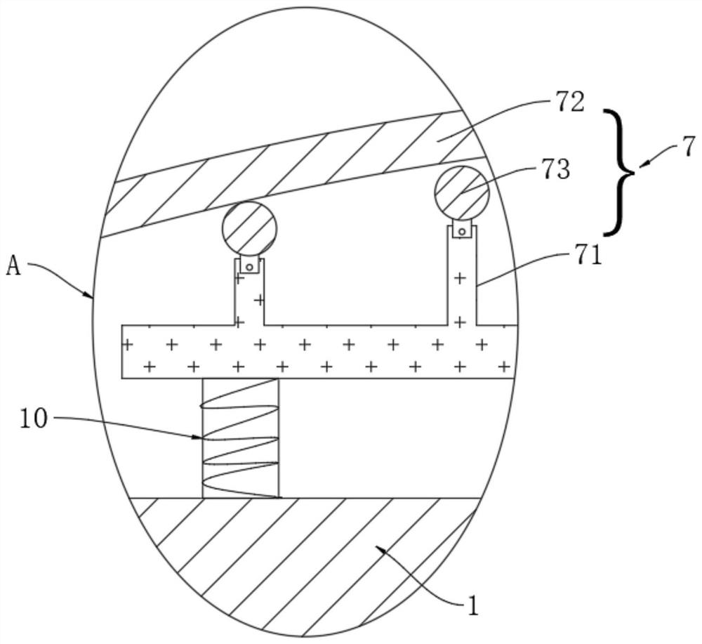 Isolation pier with alarm function based on magnetic force and vibration force