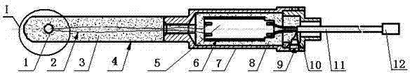 Water shooting pressure measurement sensor