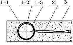 Water shooting pressure measurement sensor