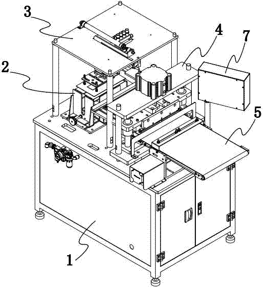 Battery pole piece guillotine