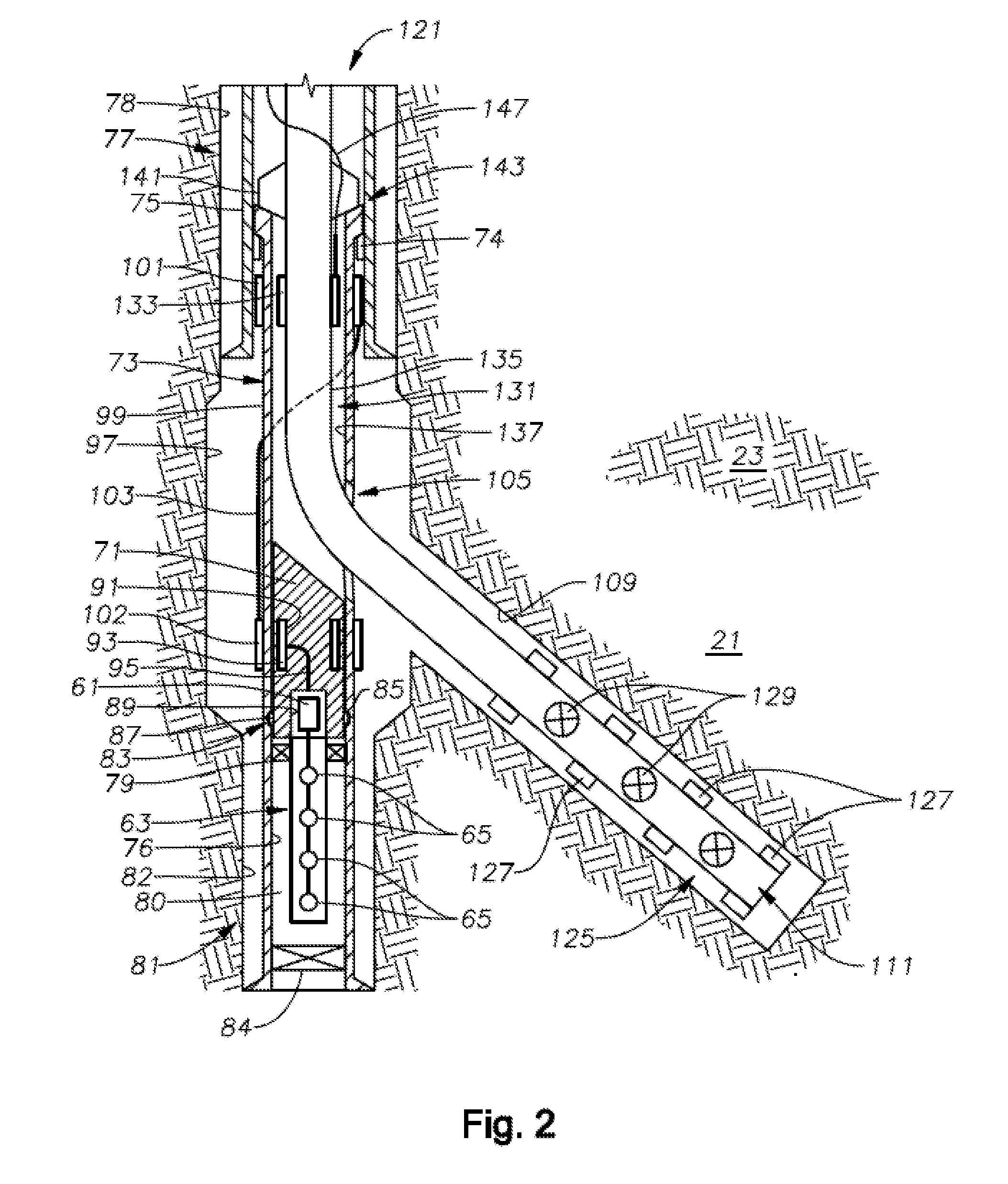 System for real-time monitoring and transmitting hydraulic fracture seismic events to surface using the pilot hole of the treatment well as the monitoring well