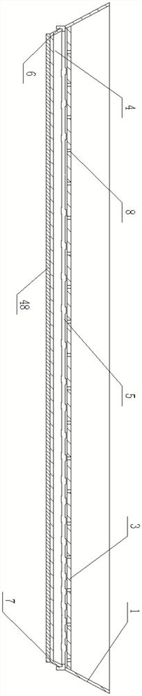 Sowing device for seedling raising of early indica rice breeding small material