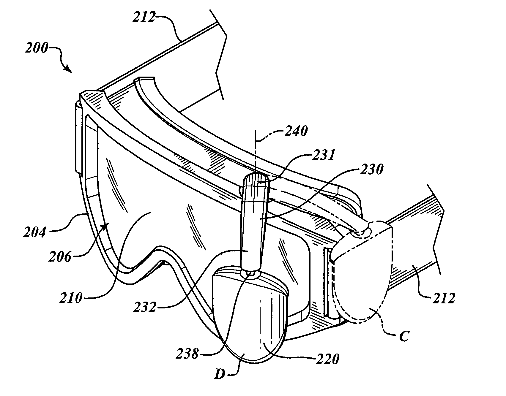 Headwear comprising rearview mirrors