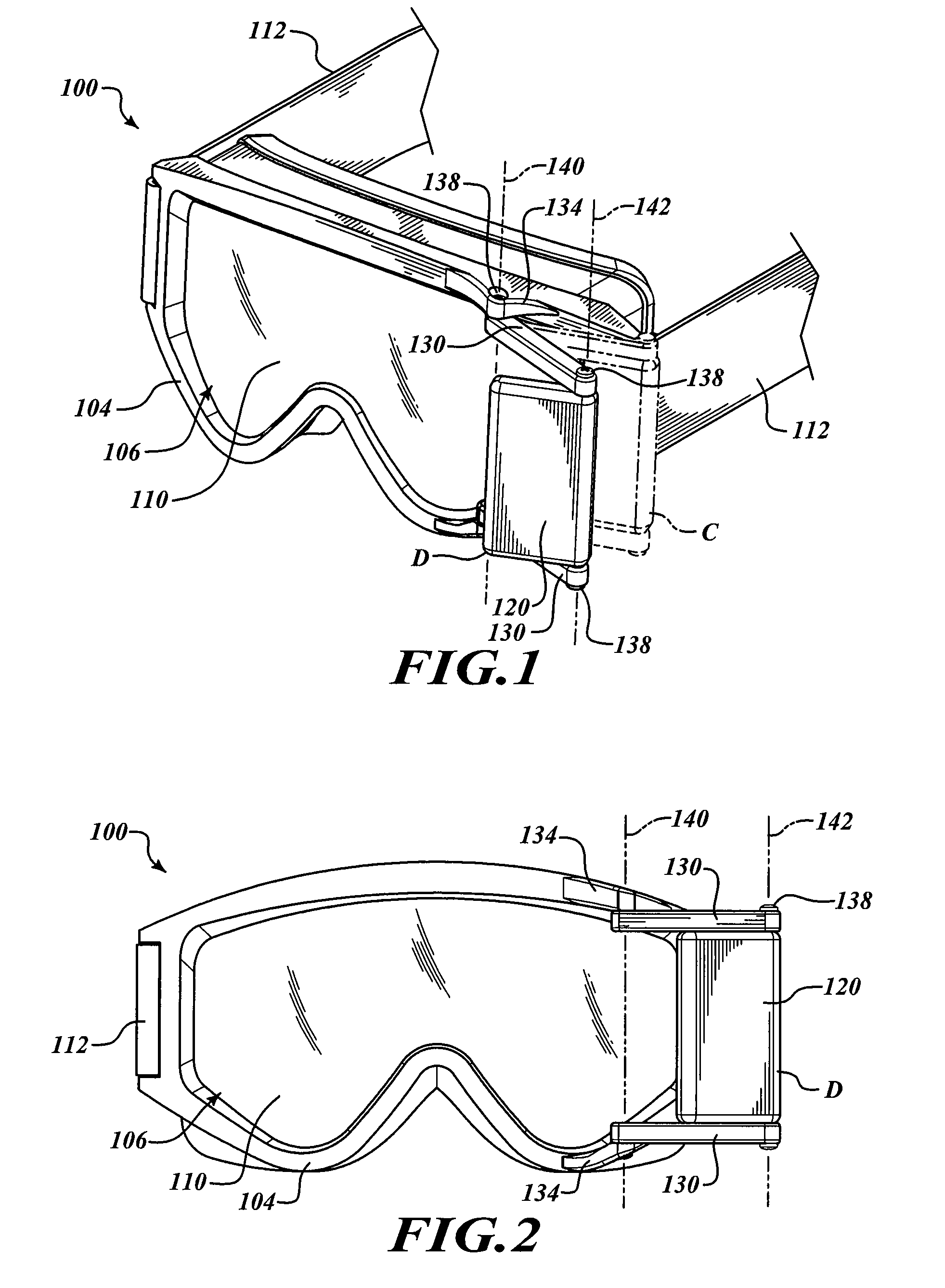 Headwear comprising rearview mirrors