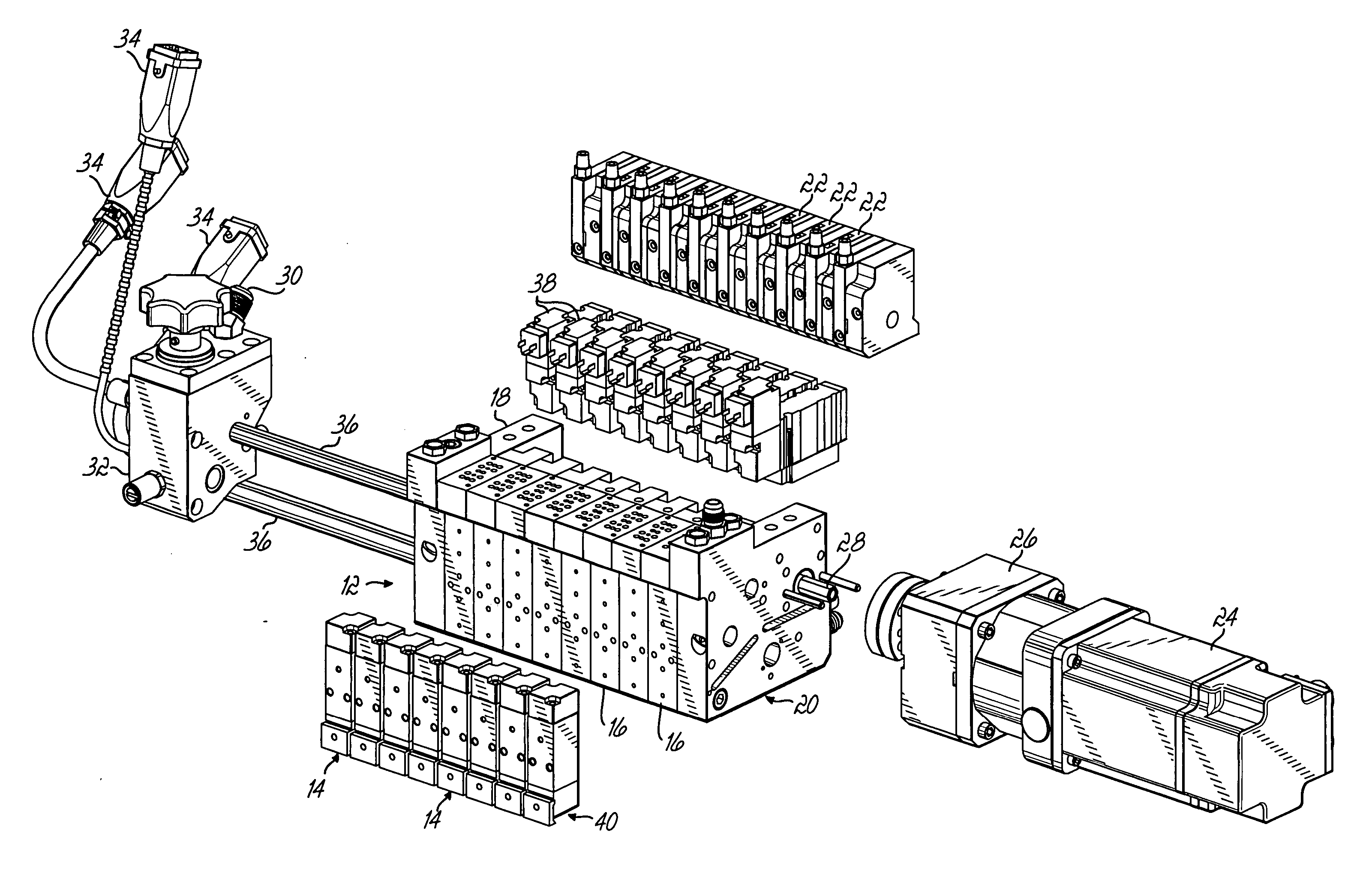 Liquid dispenser having individualized process air control