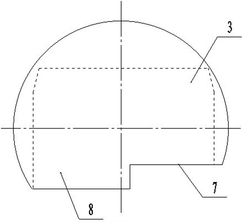 Tunnel construction structure for draining and desilting