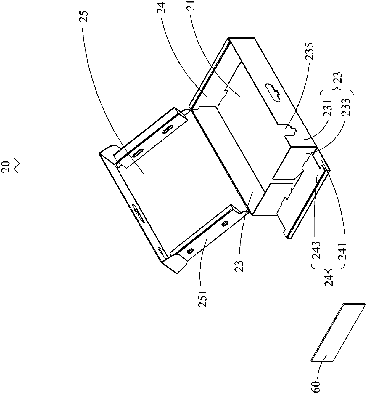 Cushioning packaging box for display