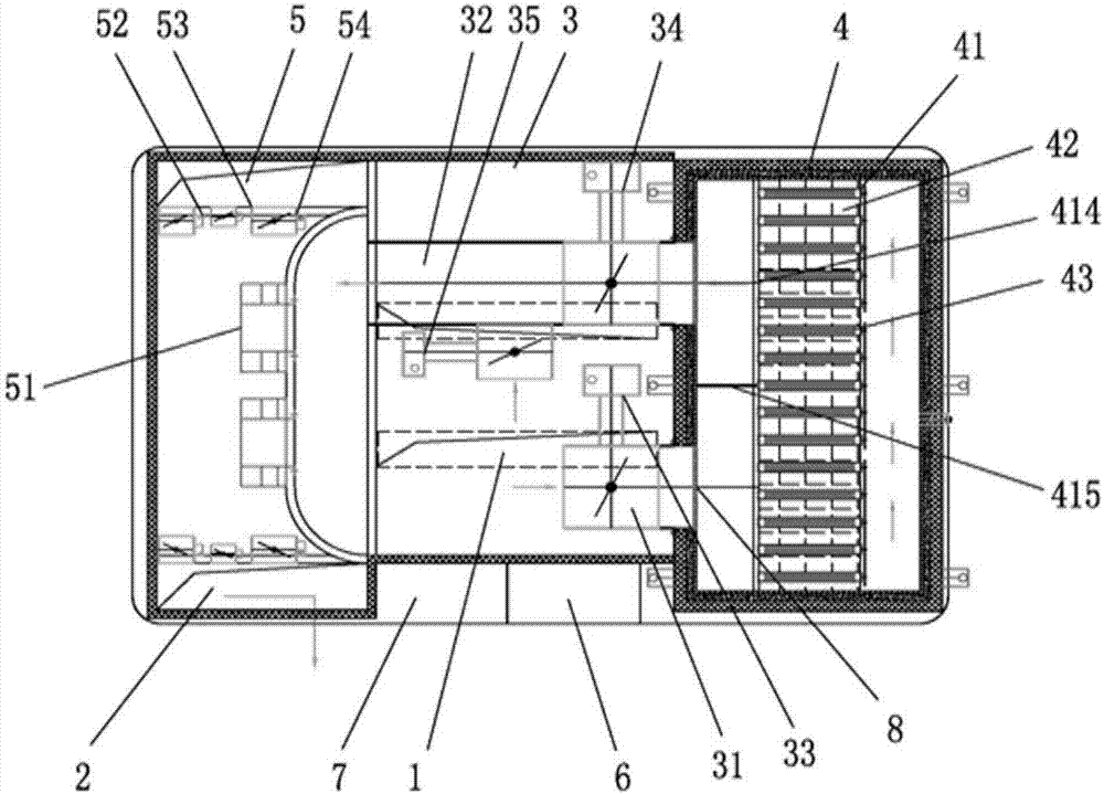 Electric heat-storage heating equipment of electric bus