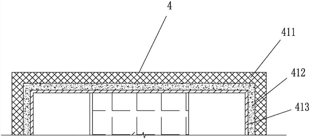 Electric heat-storage heating equipment of electric bus