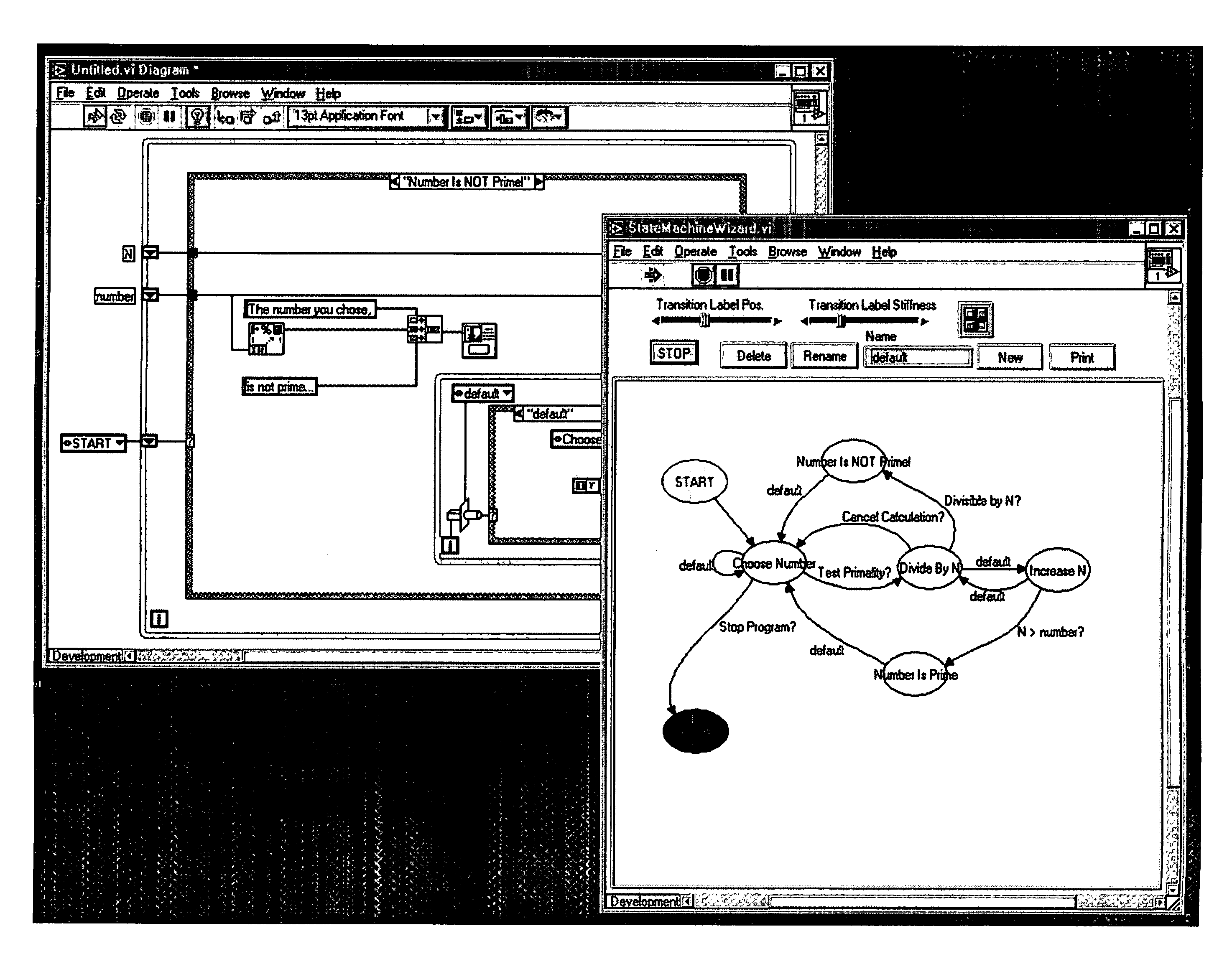 System and method for programmatically modifying a graphical program in response to program information