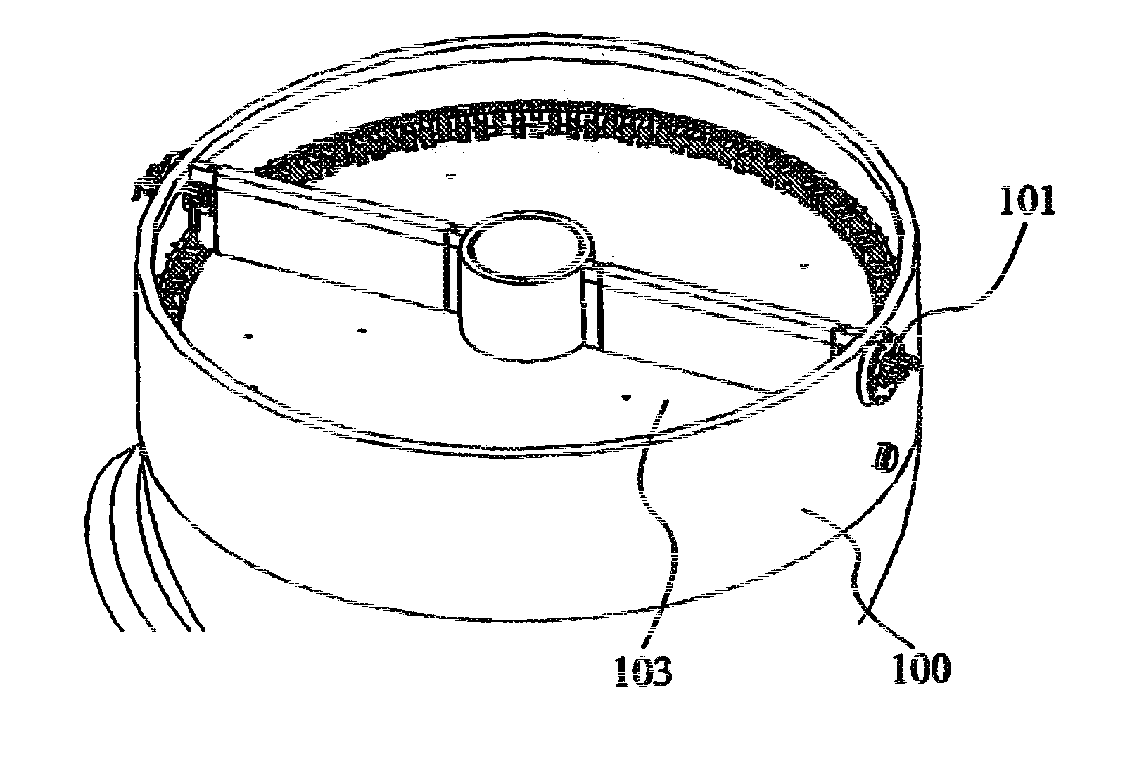 Segmental ultrasonic cleaning apparatus for removing scales and sludge on top of tube sheet in heat exchanger