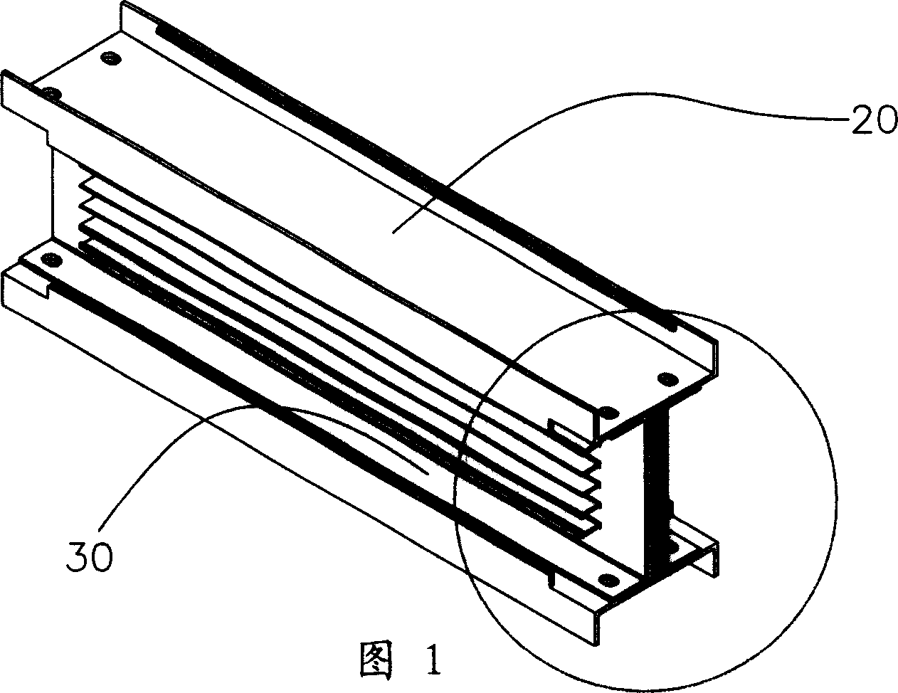 Bus groove transmission device and multi-layer bus groove electric connection method