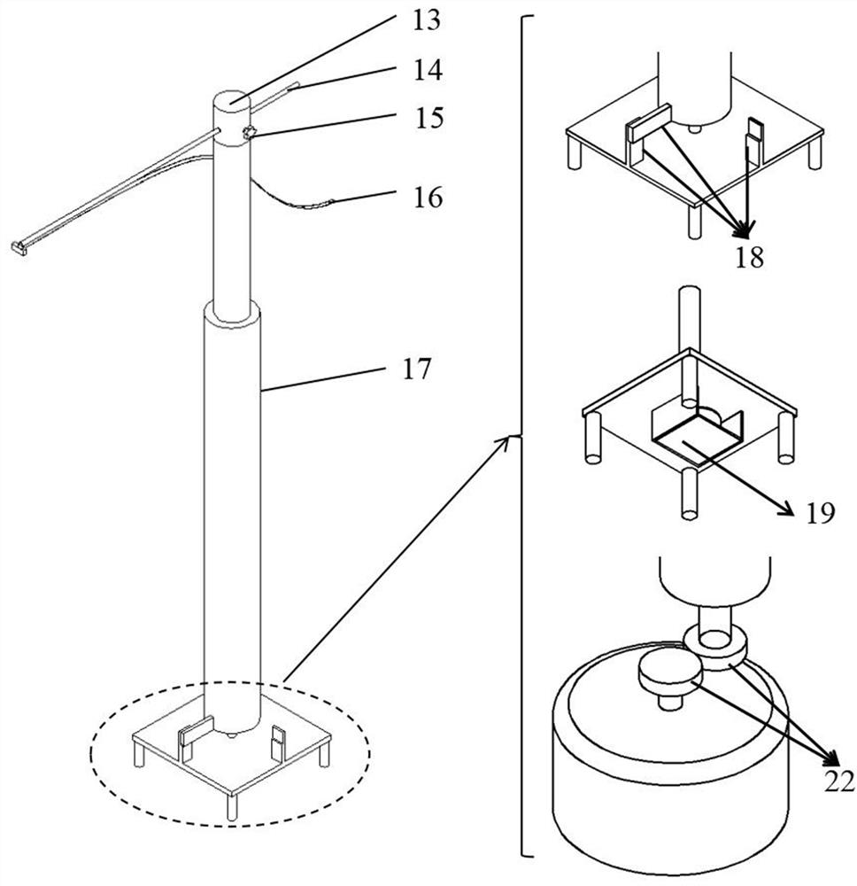 External induction heating device of vertical injection mold