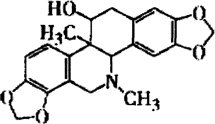 Method for extracting corynoline