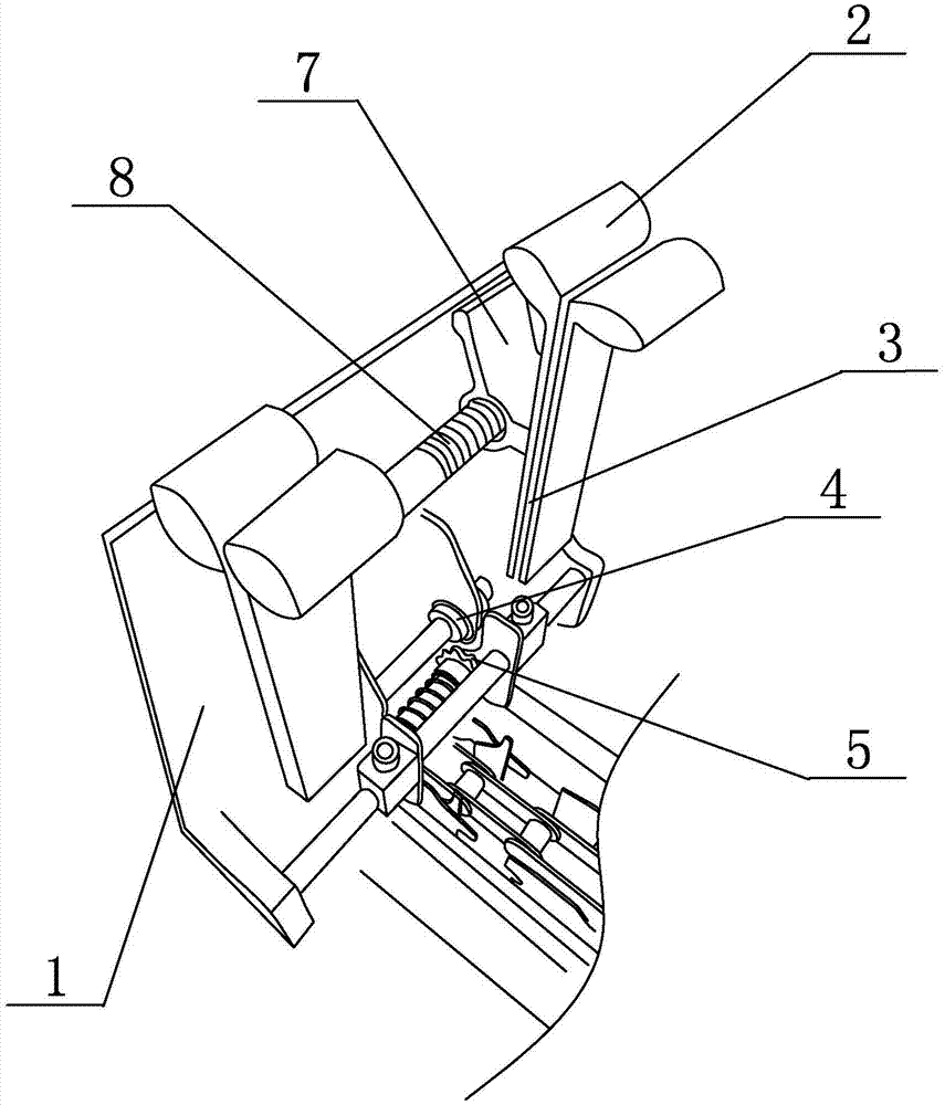 Device for cutting braid electronic component