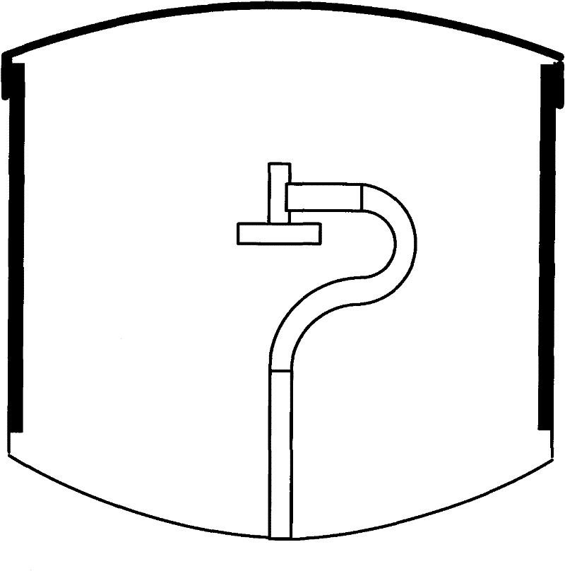 Wide-angle irradiation feed source device with parasitic matched media and microwave antenna