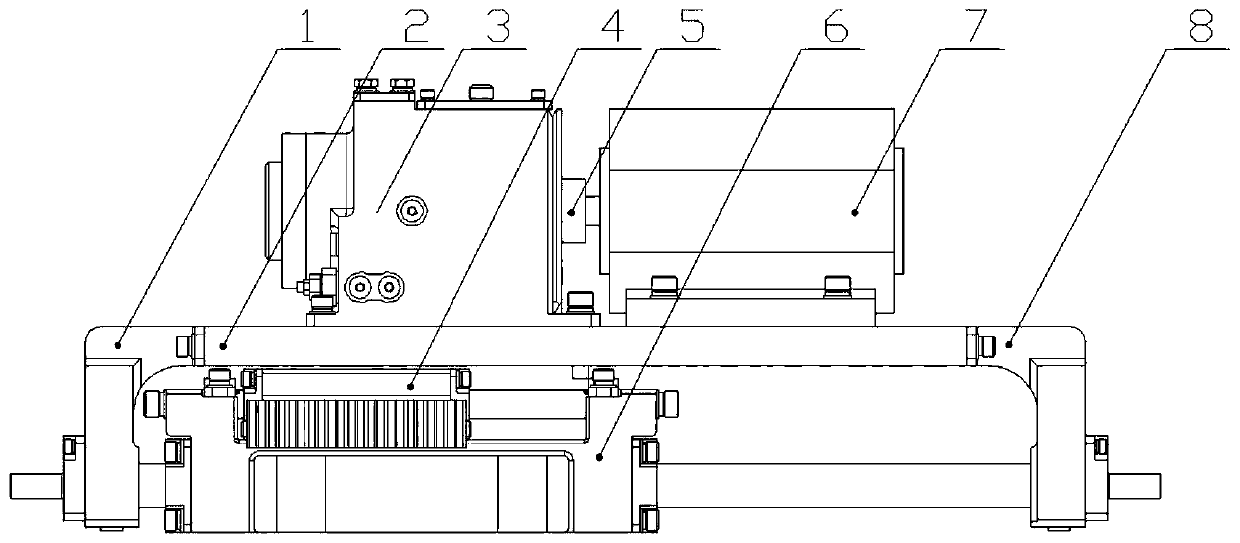 Integrated hydraulic unit for electro-hydraulic switch machine