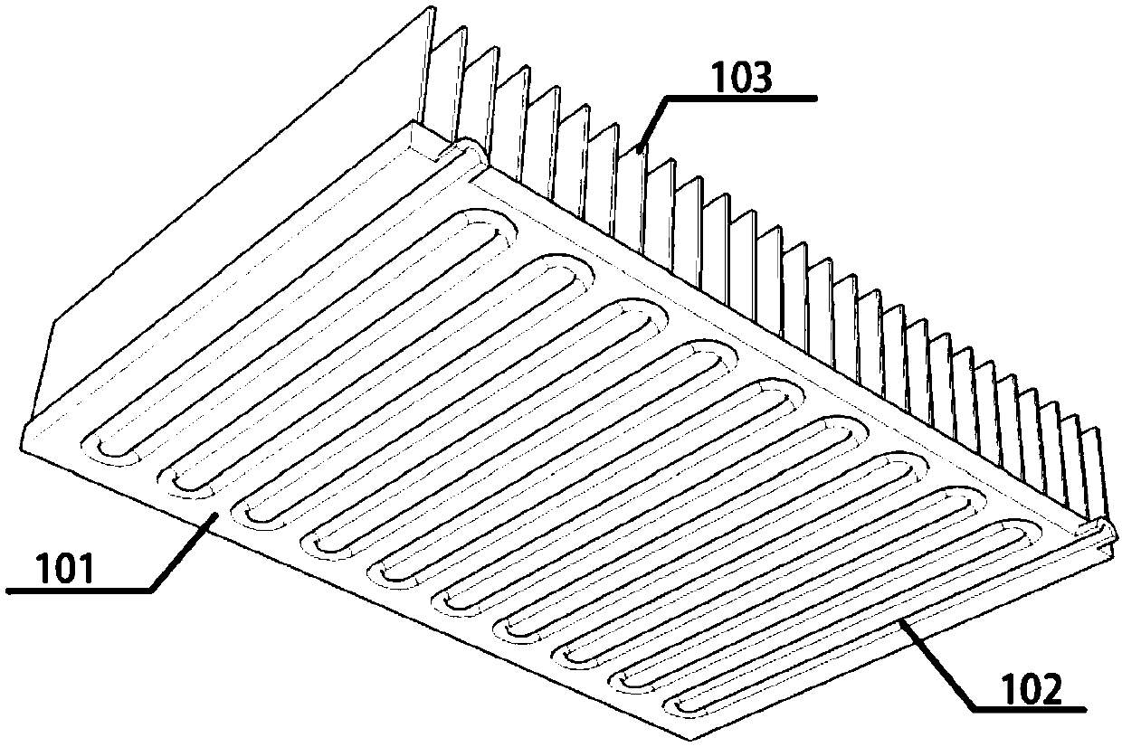 Membrane distillation seawater desalination device