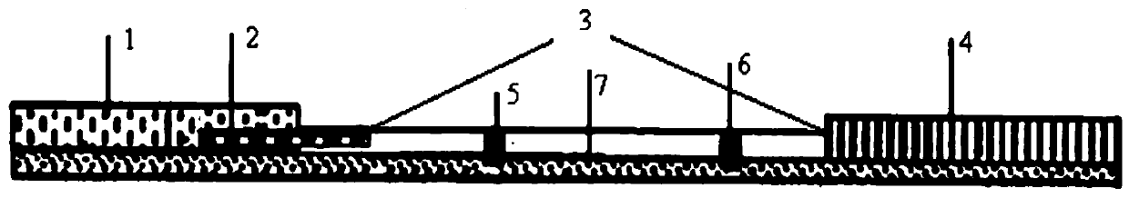 Test strip and method for detecting profenofos