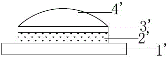 All-round-light LED light source and preparation method thereof