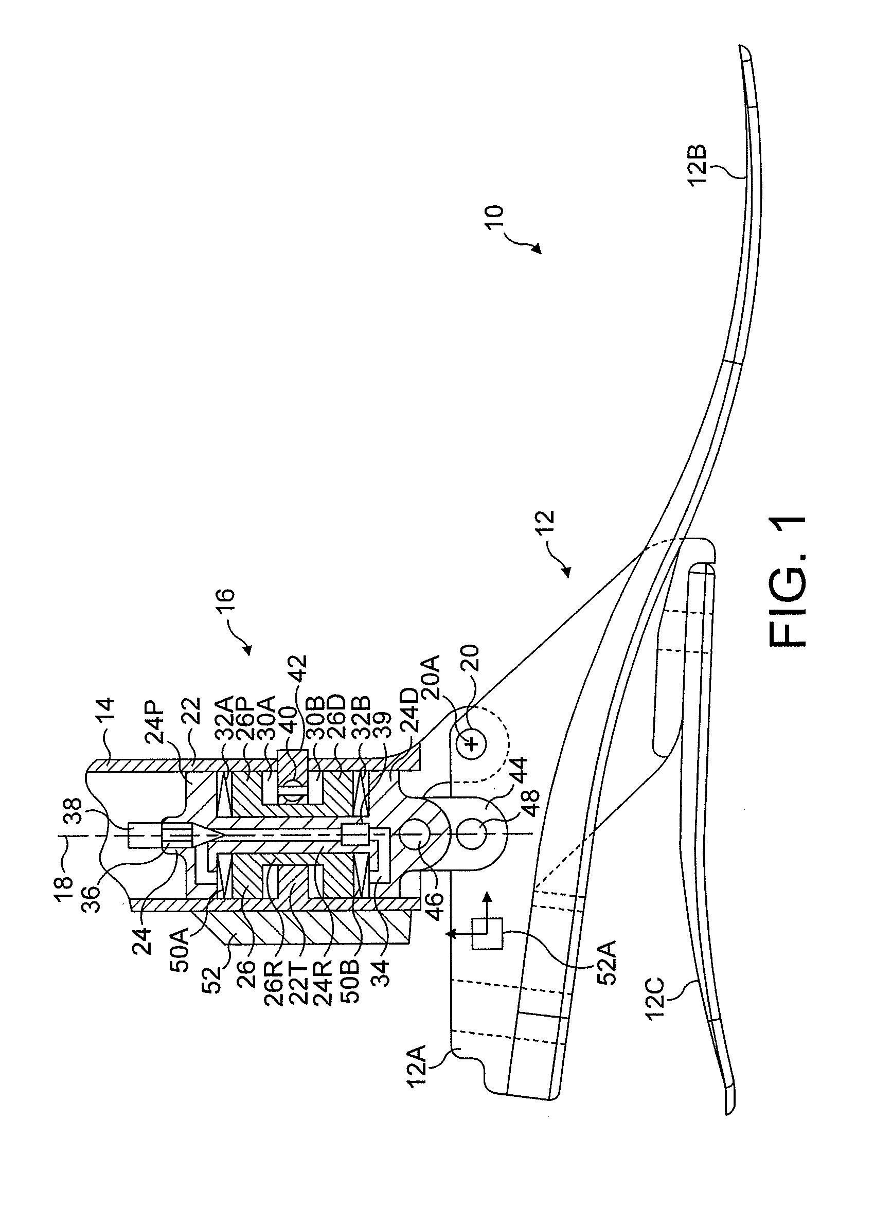 Prosthetic ankle and foot combination