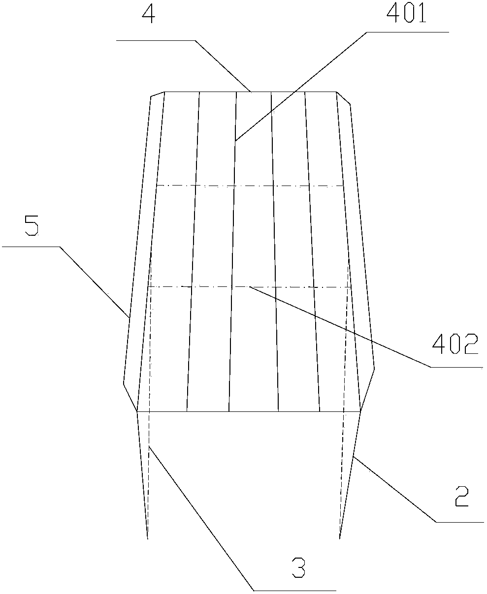 Iron bucket transmission frame