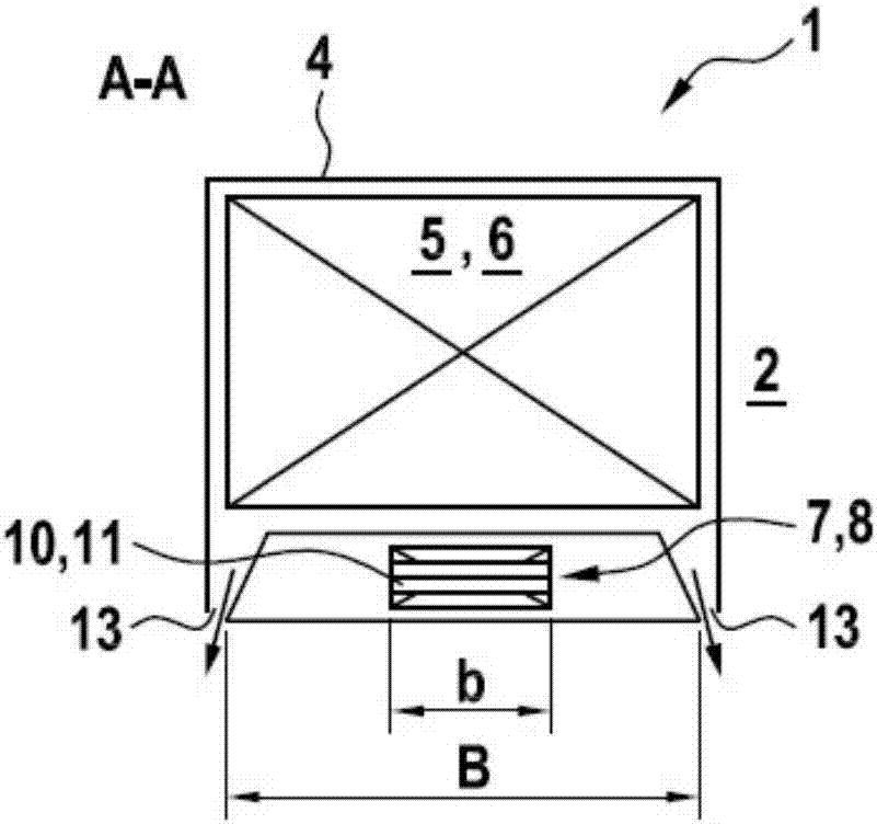 Air conditioning unit of a motor vehicle and motor vehicle