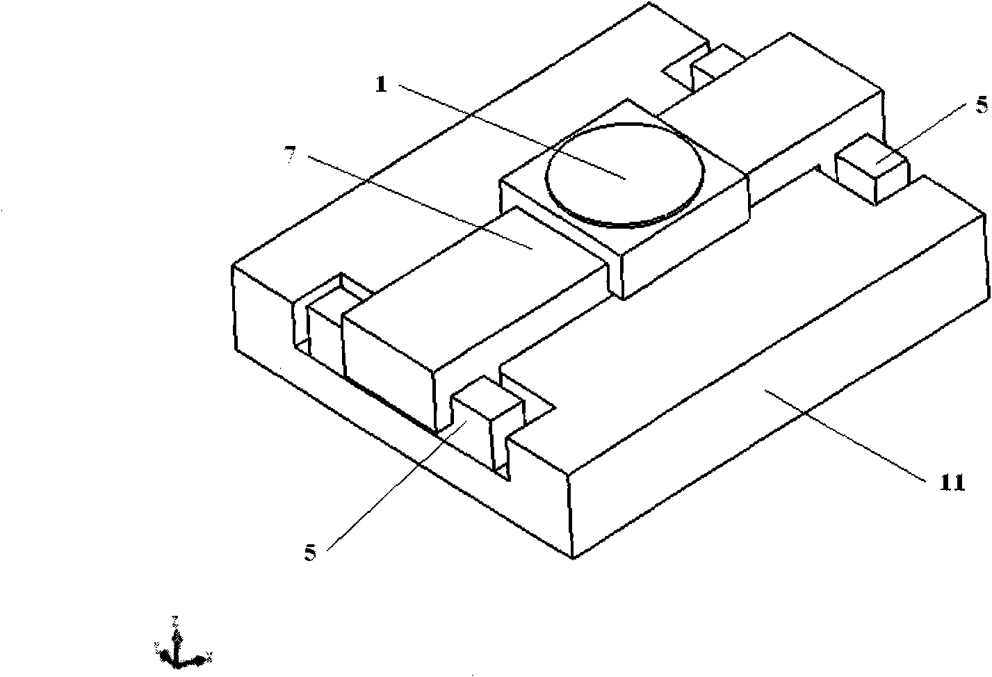 Silicon slice platform multi-platform exchange system adopting magnetic levitation planar motor