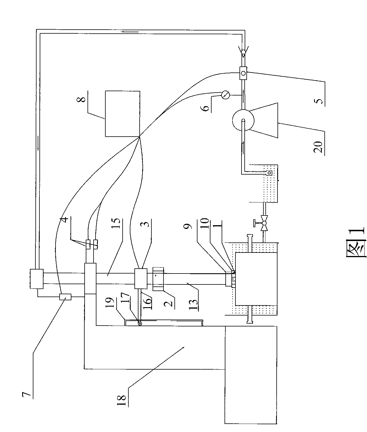 Experimental device and measurement method for ice layer rotary drilling cutting heat and drilling parameters